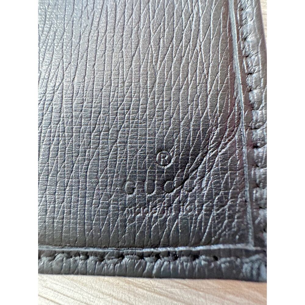 Gucci Black Long Bifold Wallet with Silver Belt Buckle - Picture 4 of 16